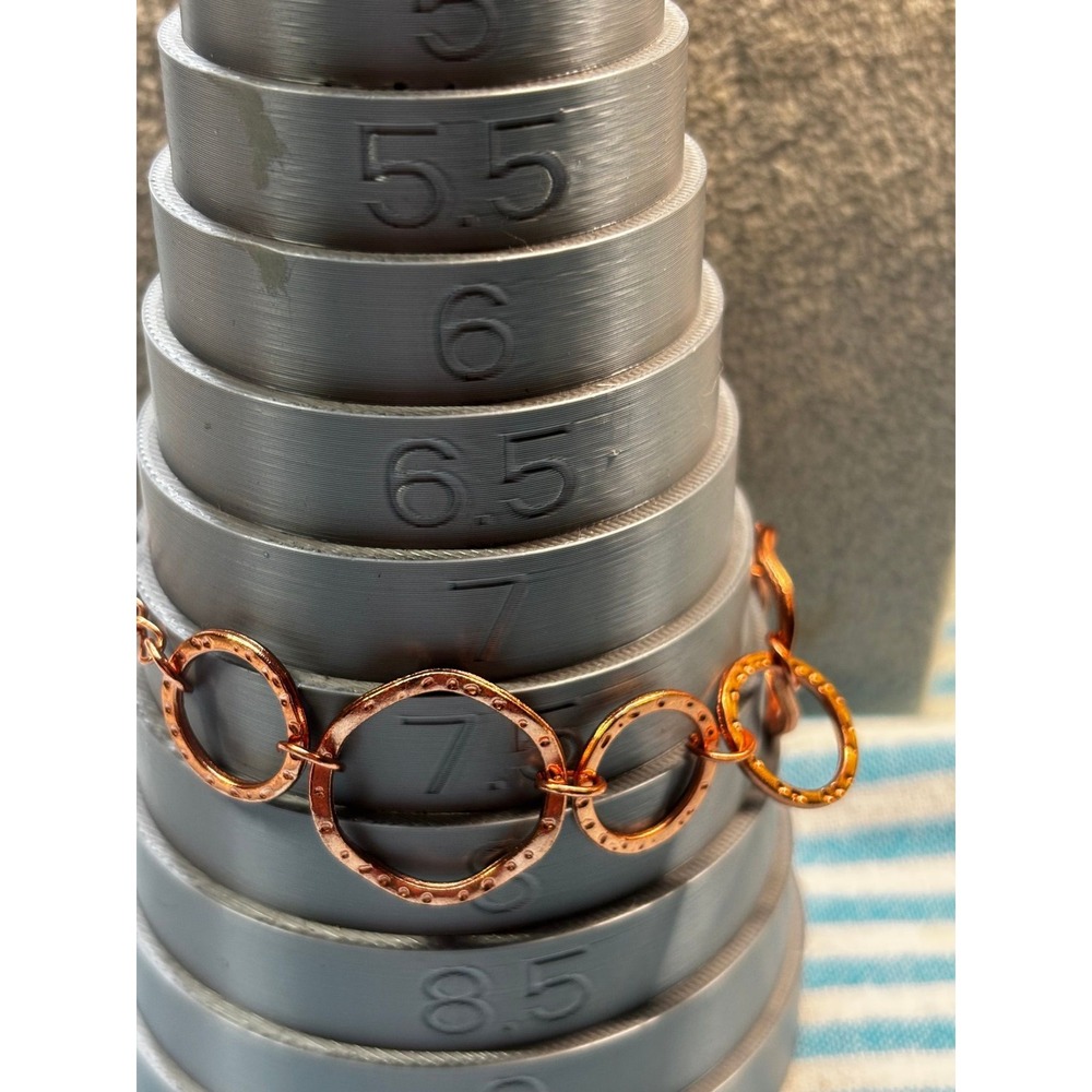 #44. Boho Geometric Statement Bracelet - Picture 4 of 5